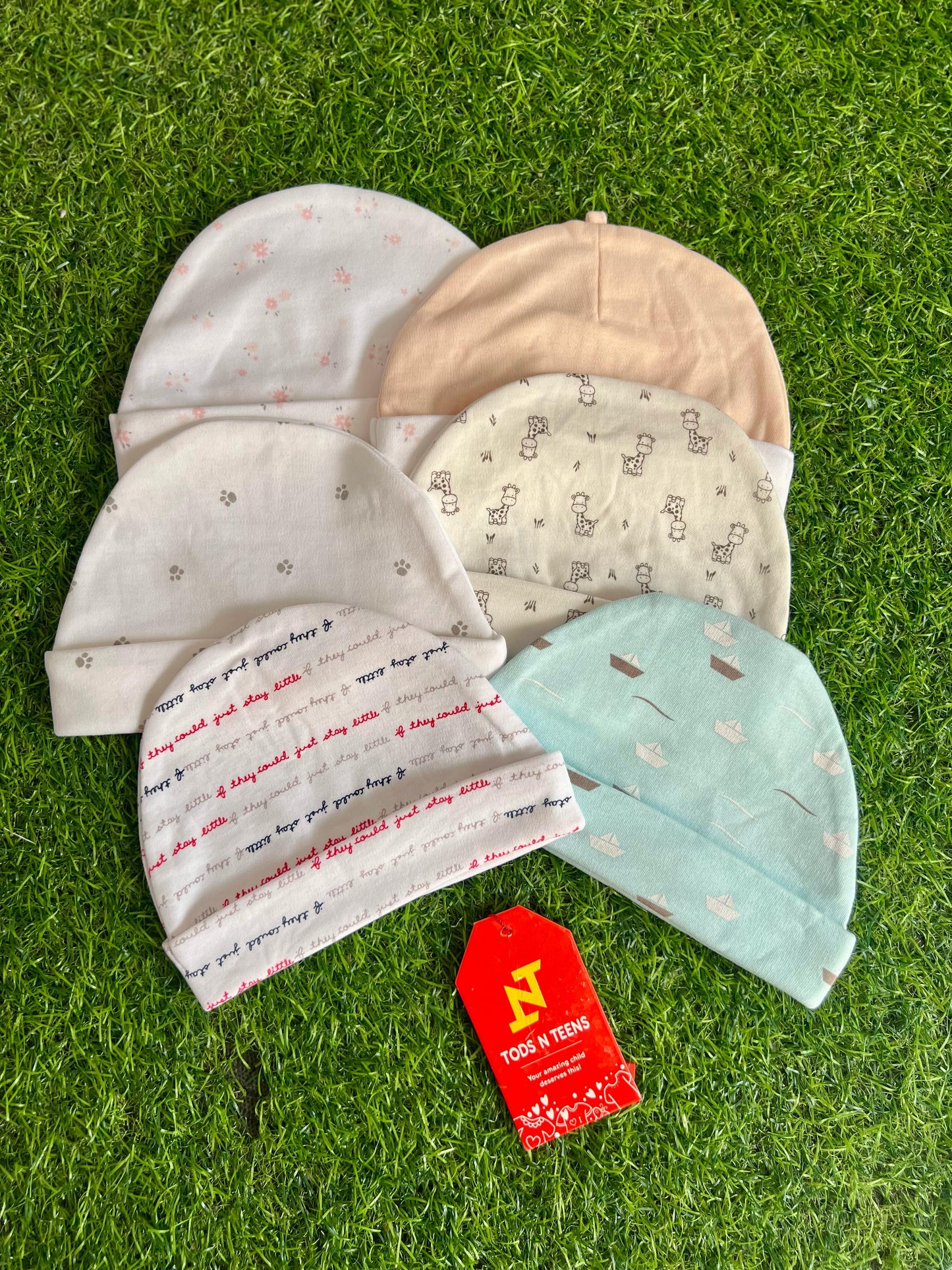 Pastel Cotton Caps