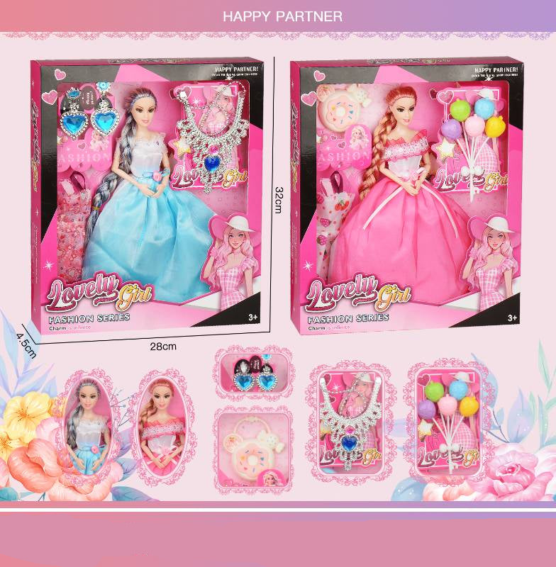 11.5" Doll Set & Accessories (HARD BODY) - 2428A