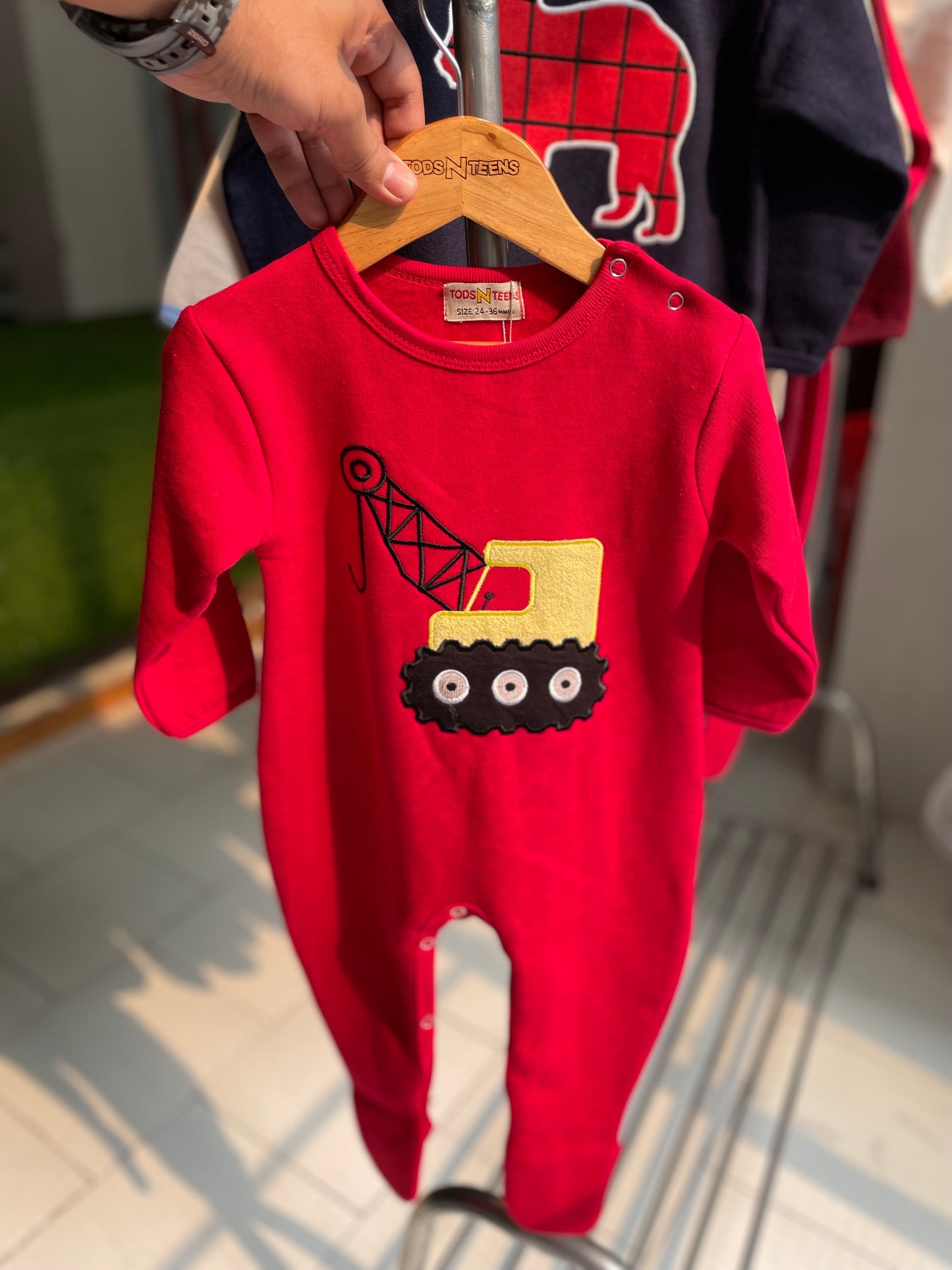N839-Cozy Winter Romper (0-36M)