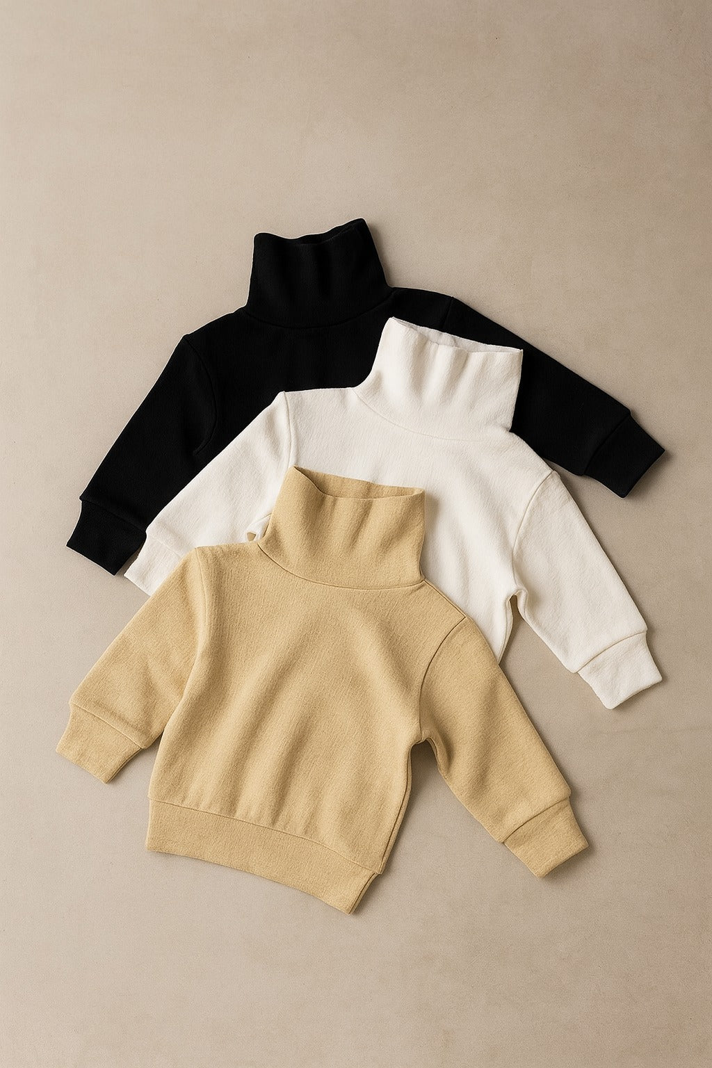 Pack of 3 Baby Turtle Necks (3M-7Y)