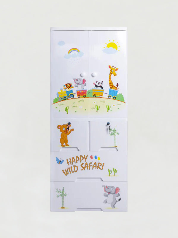 Safari Theme 6 Layer Wardrobe
