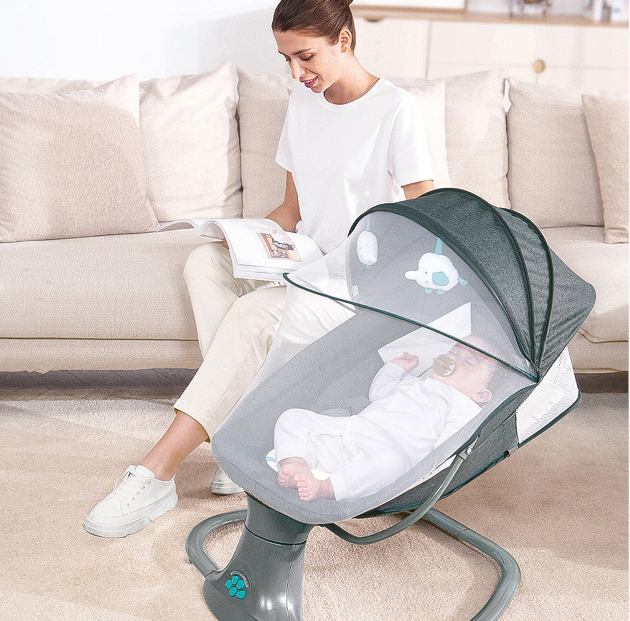 Mastela 3 in 1 Deluxe Multi-Functional Rocker