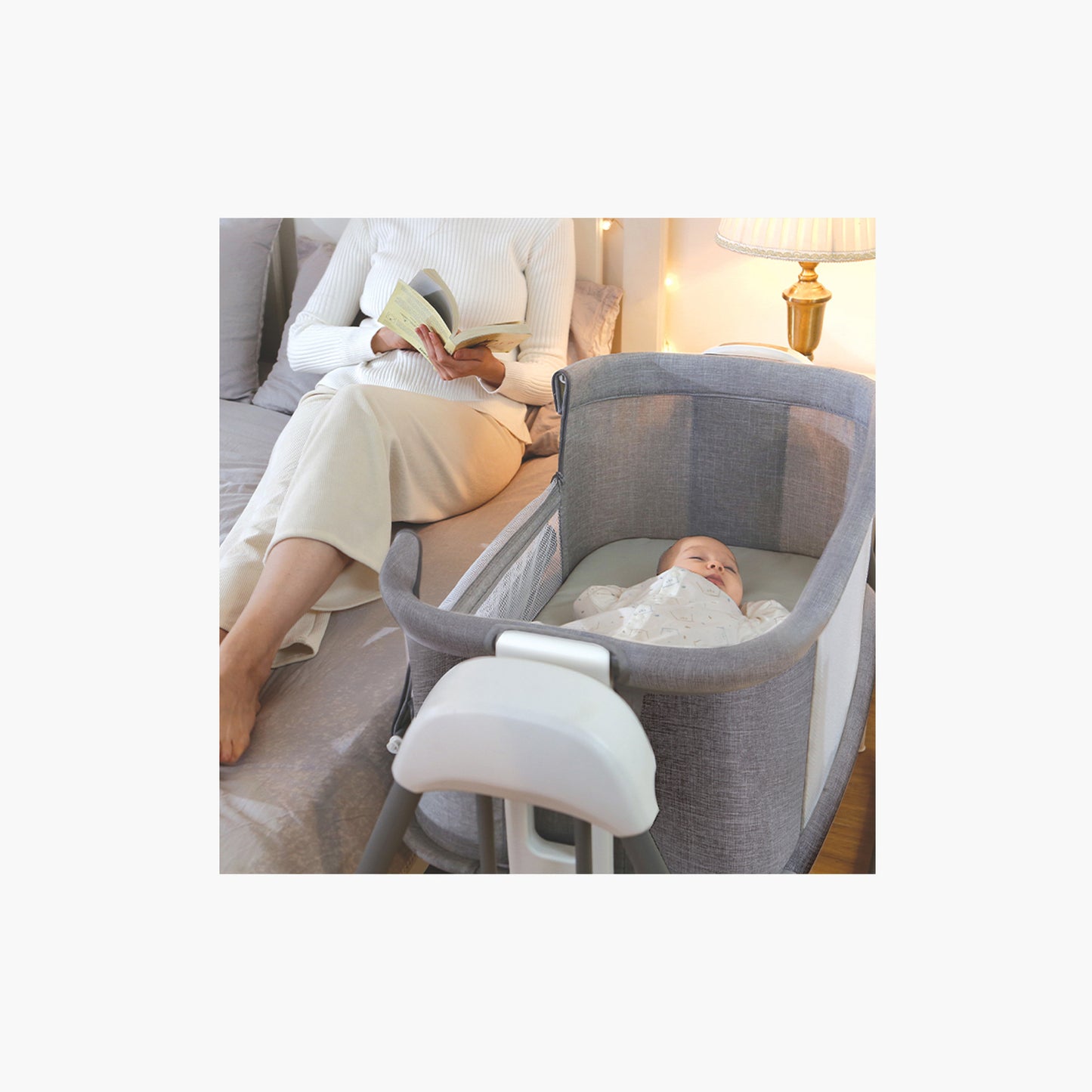 Mastela Baby Electric Bed Swing and Bassinet 4 in 1