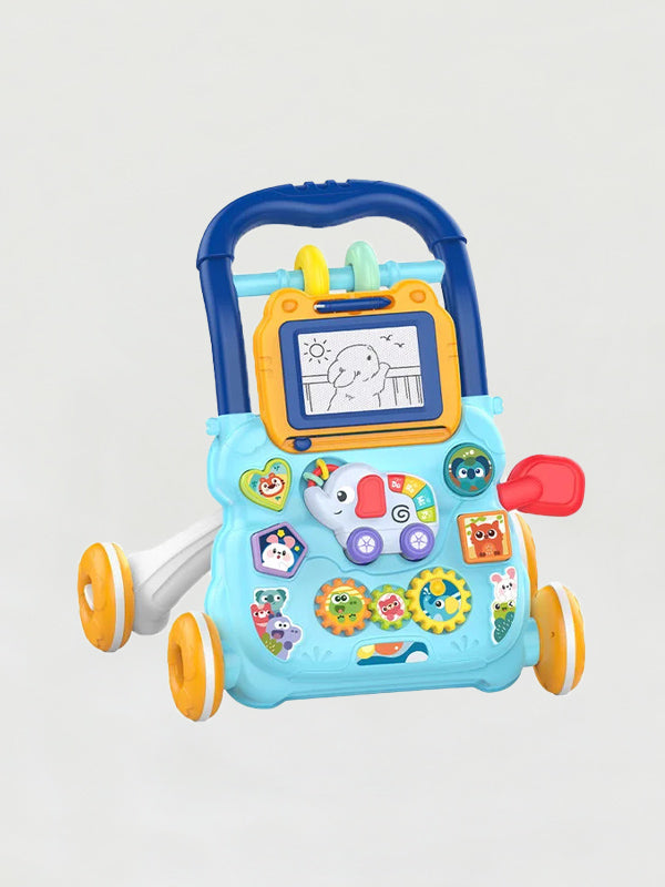 Huanger 2 in 1 Baby Walker with Drawing Board-Sit-to-Stand-BZ-0810-11