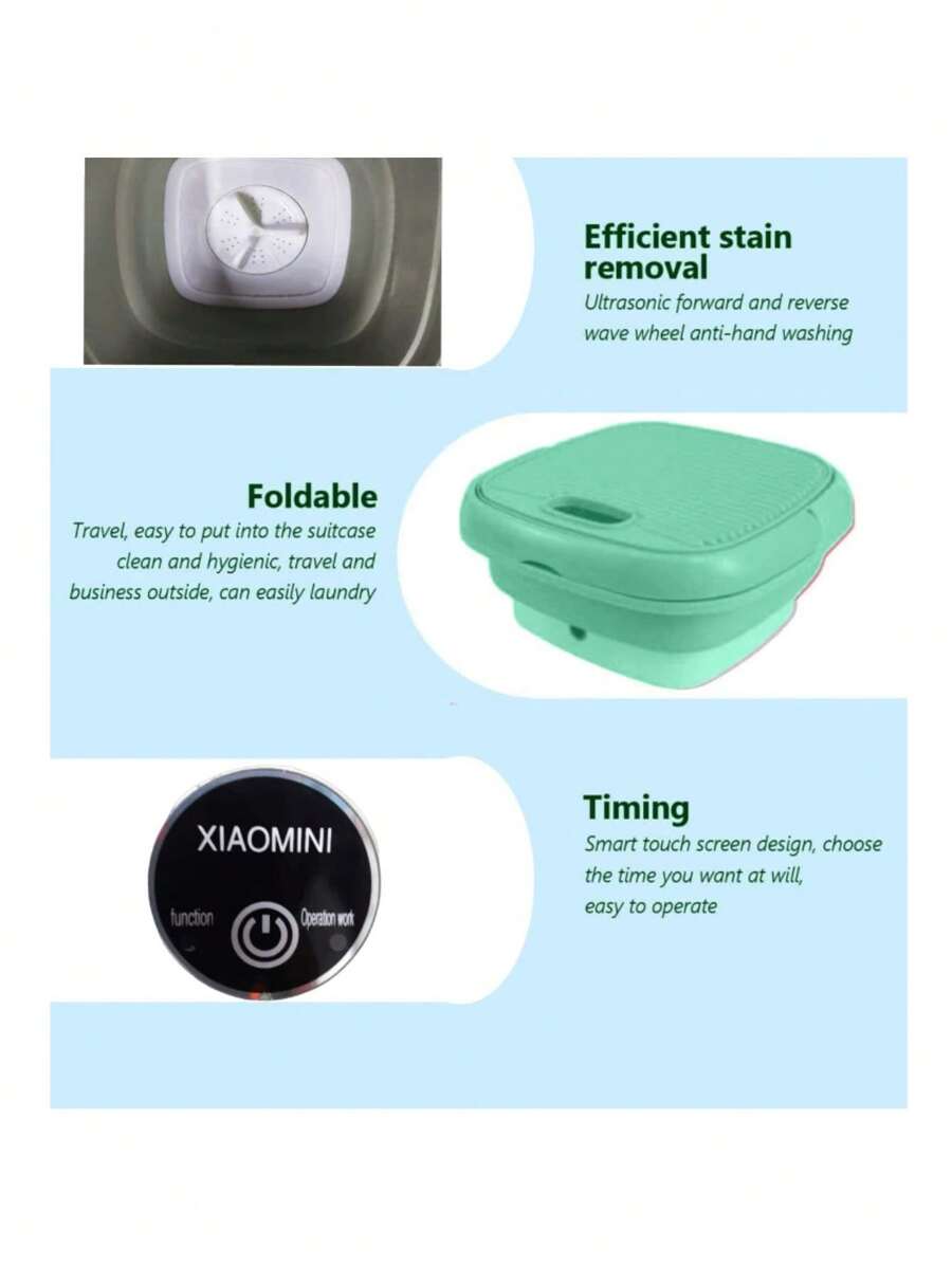 BA81-Foldable Mini Washing Machine