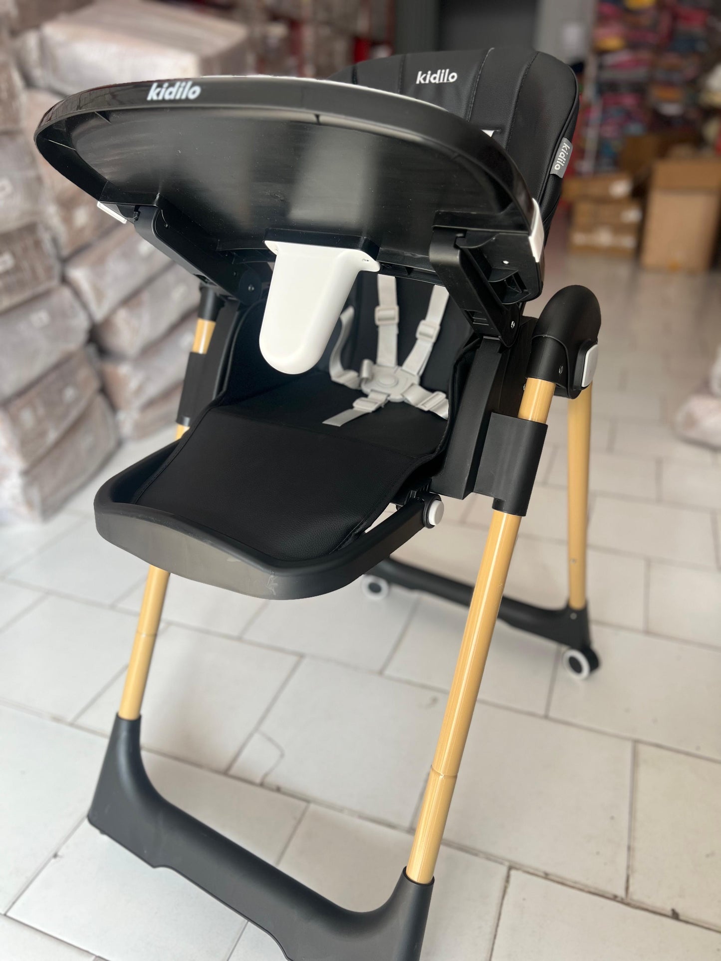Kidilo Baby High Chair Foldable-AQ-DC01