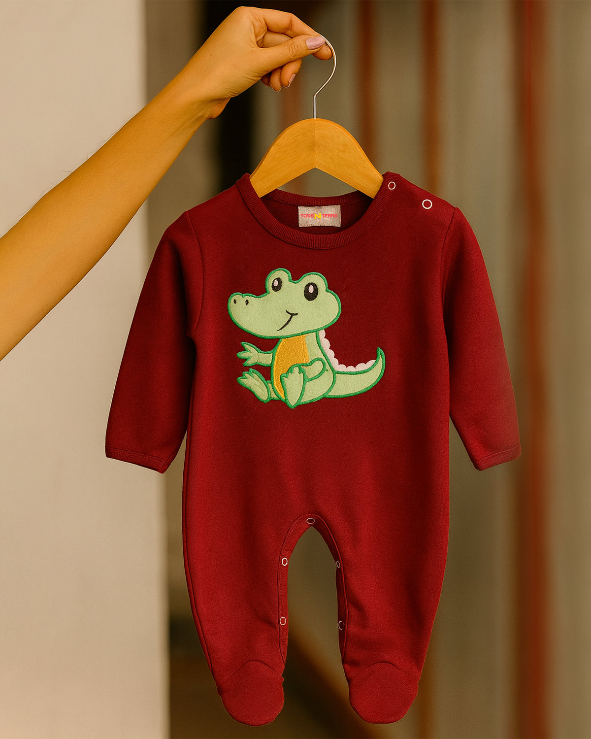 N837-Cozy Winter Romper (0-36M)