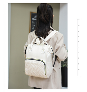 Mommy Shoulder Diaper Bag White-DB124