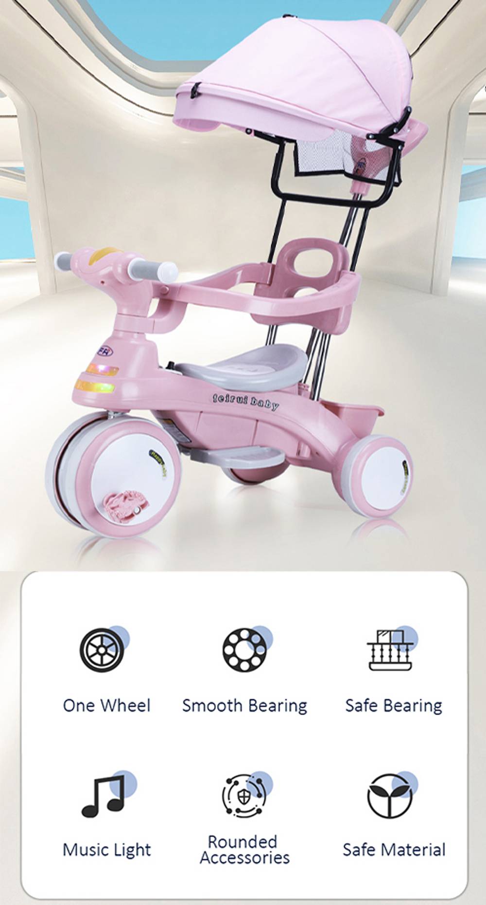 3-in-1 Children Imported TriCycle