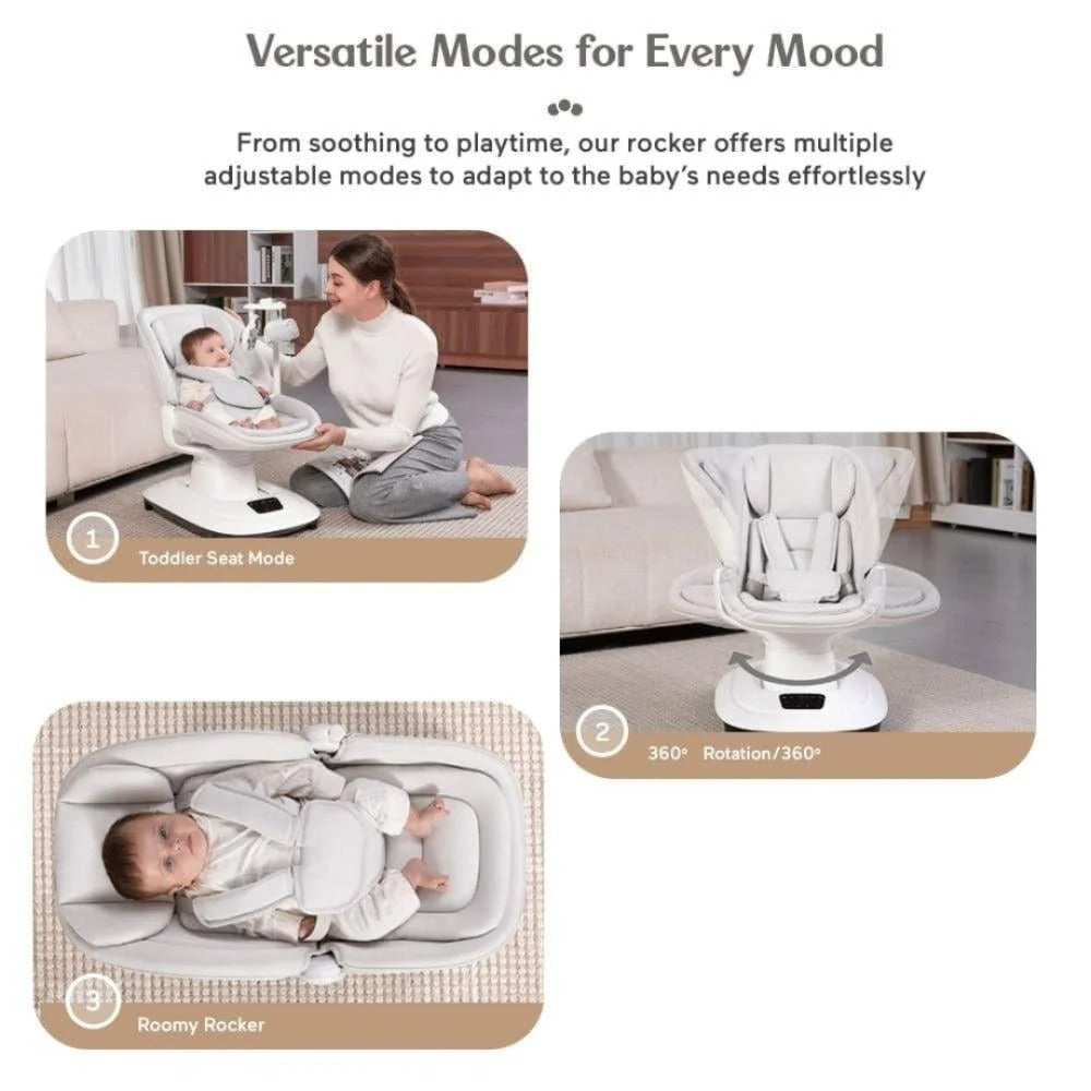 Mastela Baby Electric Rocking Chair Bed Coaxing Artifact for Newborn