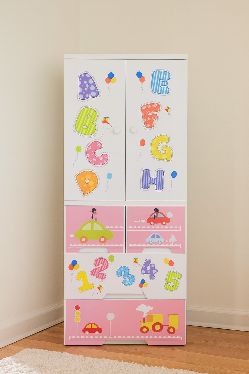 ABC Theme 6 Layers Wardrobe