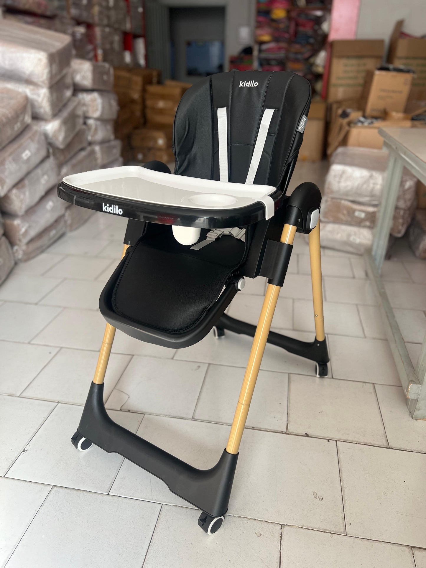 Kidilo Baby High Chair Foldable-AQ-DC01