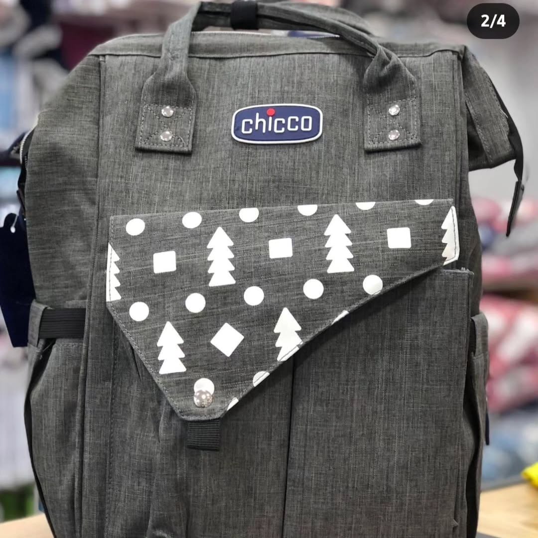 DB229-Chicco Tas Backpack For Mothers-GREY