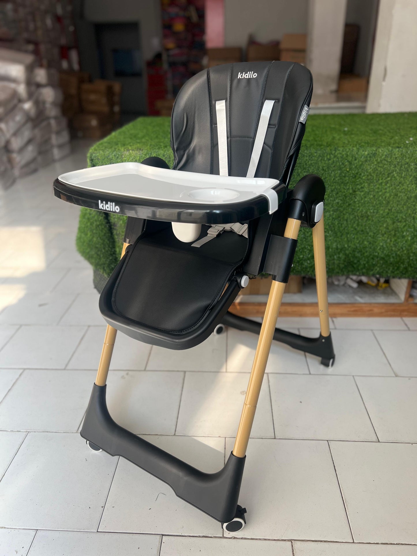 Kidilo Baby High Chair Foldable-AQ-DC01
