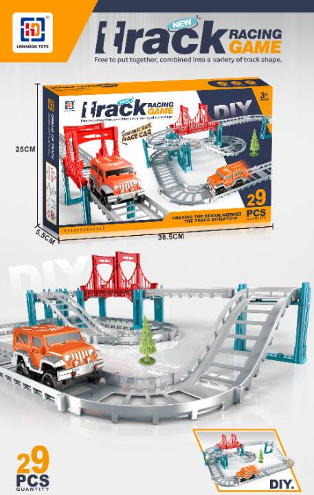 DIY 29 PCS Rail Track Racing Game - 2015-56