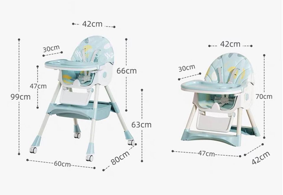 Kidilo 3-in-1 High Chair Multifunctions-BZ-8131