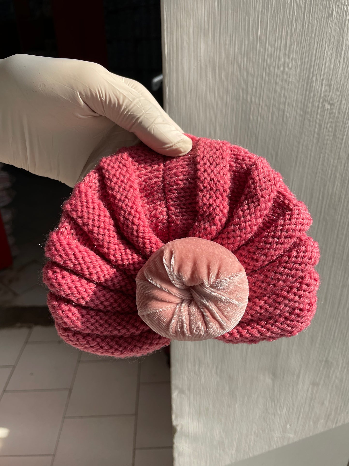 CP69-Woolen Turban Cap