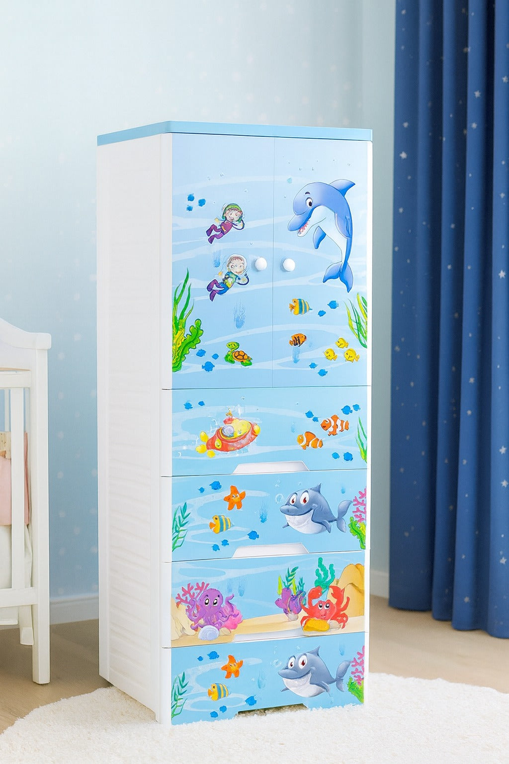 Ocean Theme 7 Layer Wardrobe