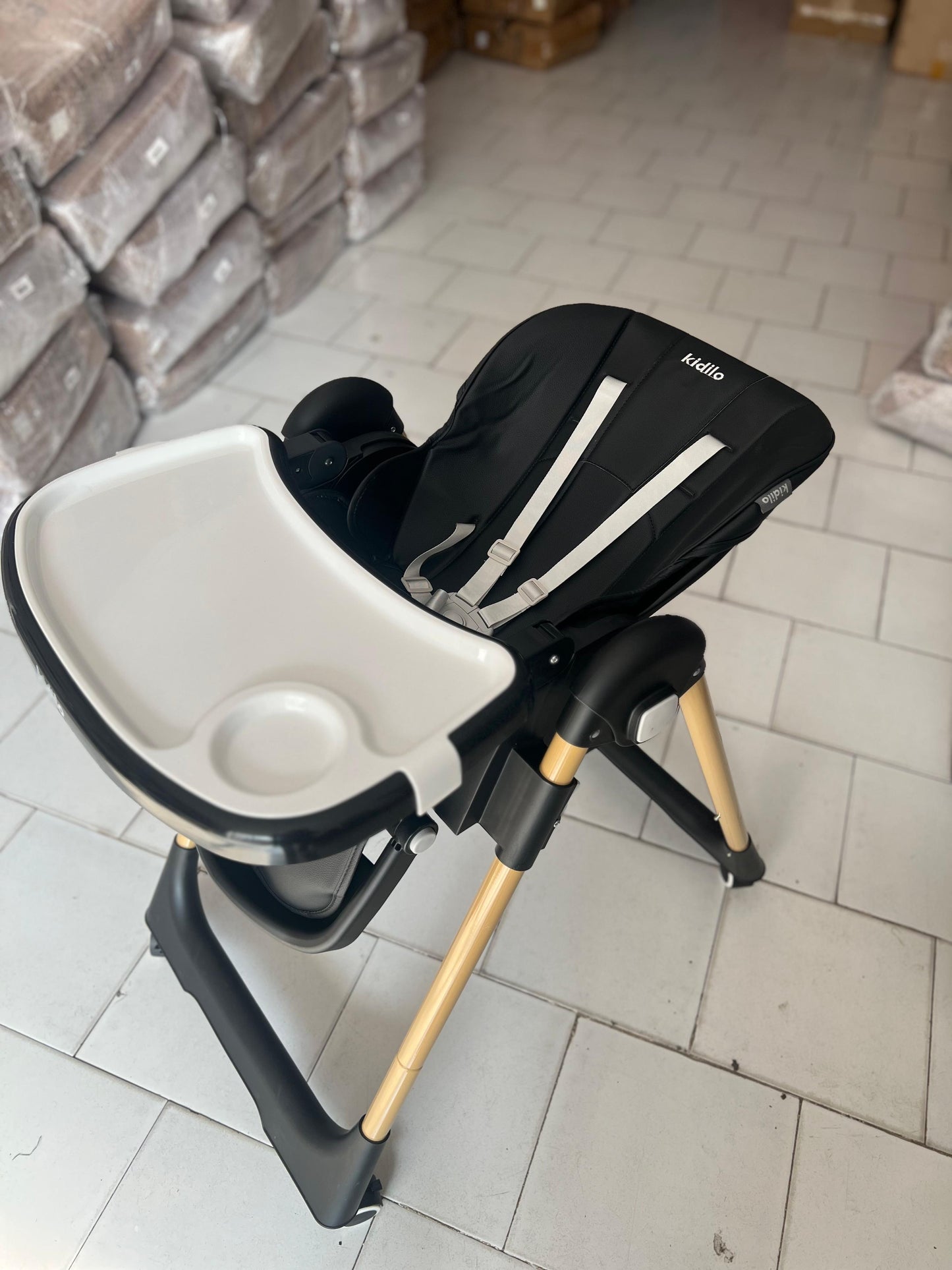 Kidilo Baby High Chair Foldable-AQ-DC01