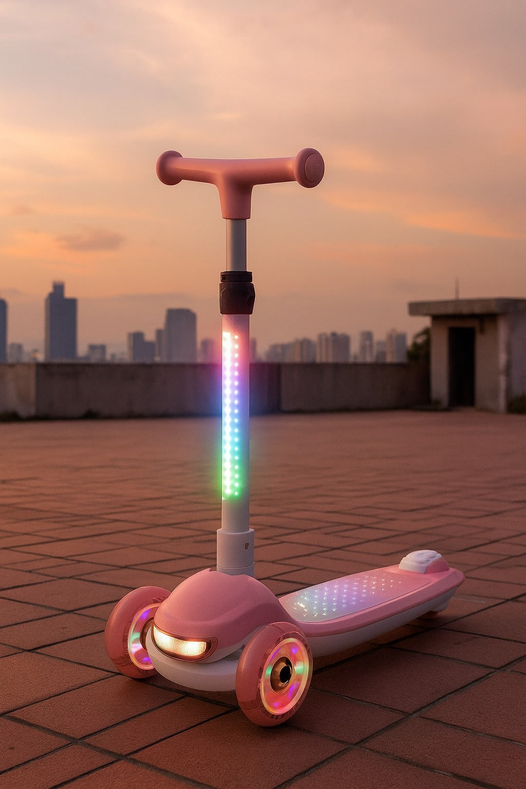 Foldable Kids Scooty with Lights - BZ-S168