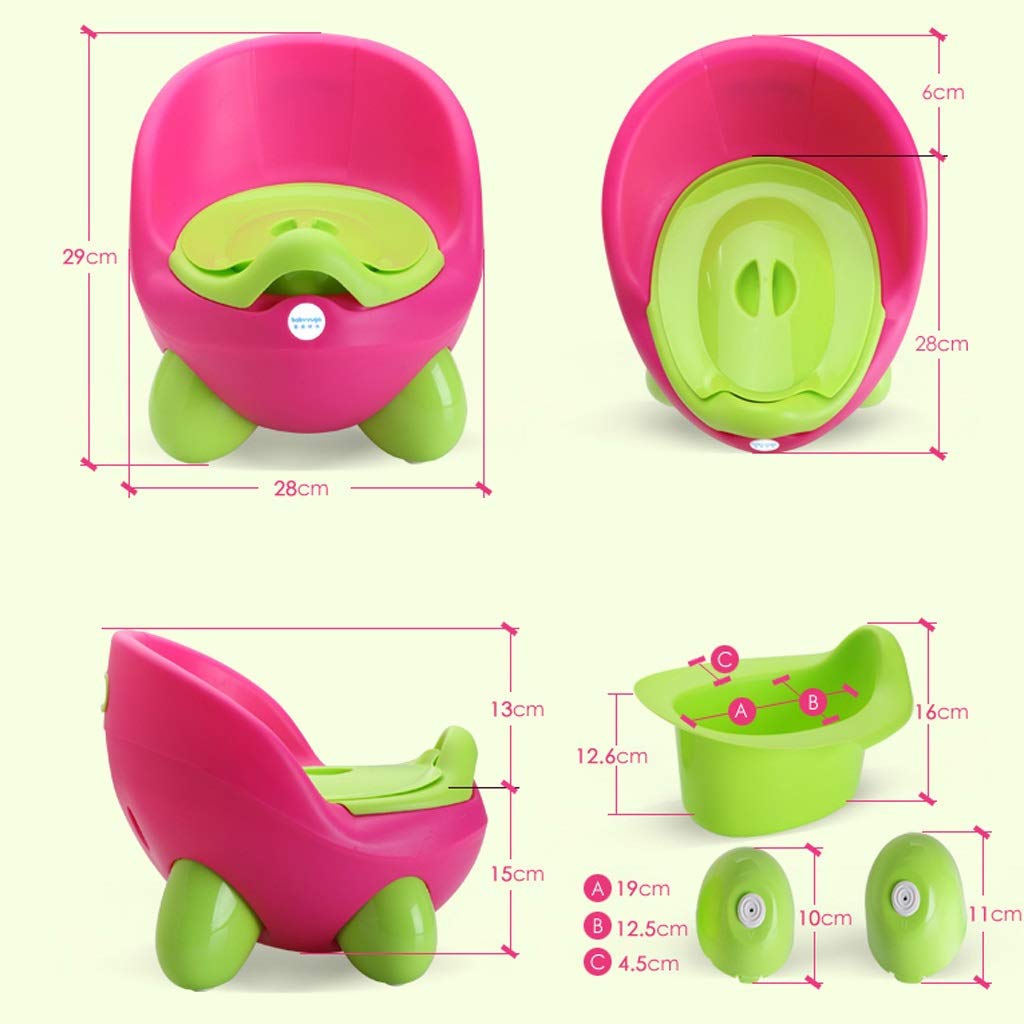 Portable Training Toilet Seat with Back Rest GREEN-BZ-P112