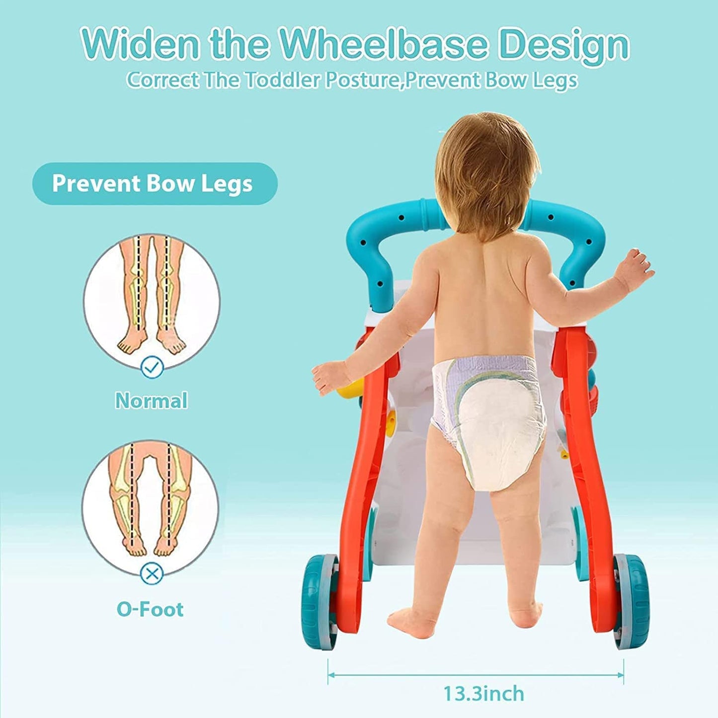 Huanger Baby Walker With Light And Music 6M+ BZ-0819