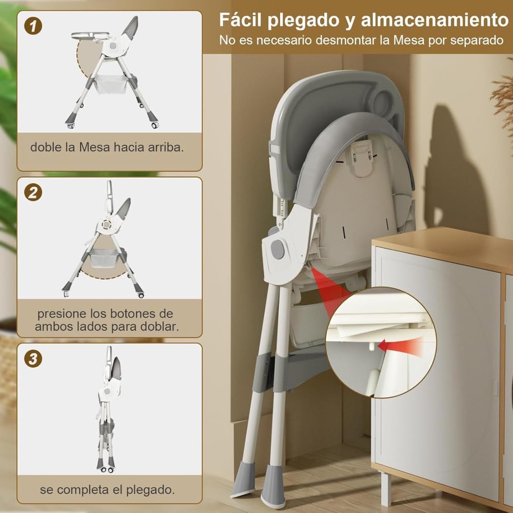 Kidilo 3-in-1 High Chair Multifunctions-BZ-8131