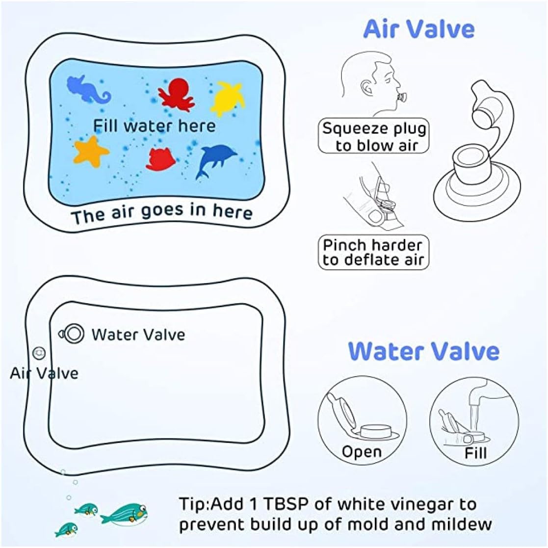 BA74-Baby Water Play Mat