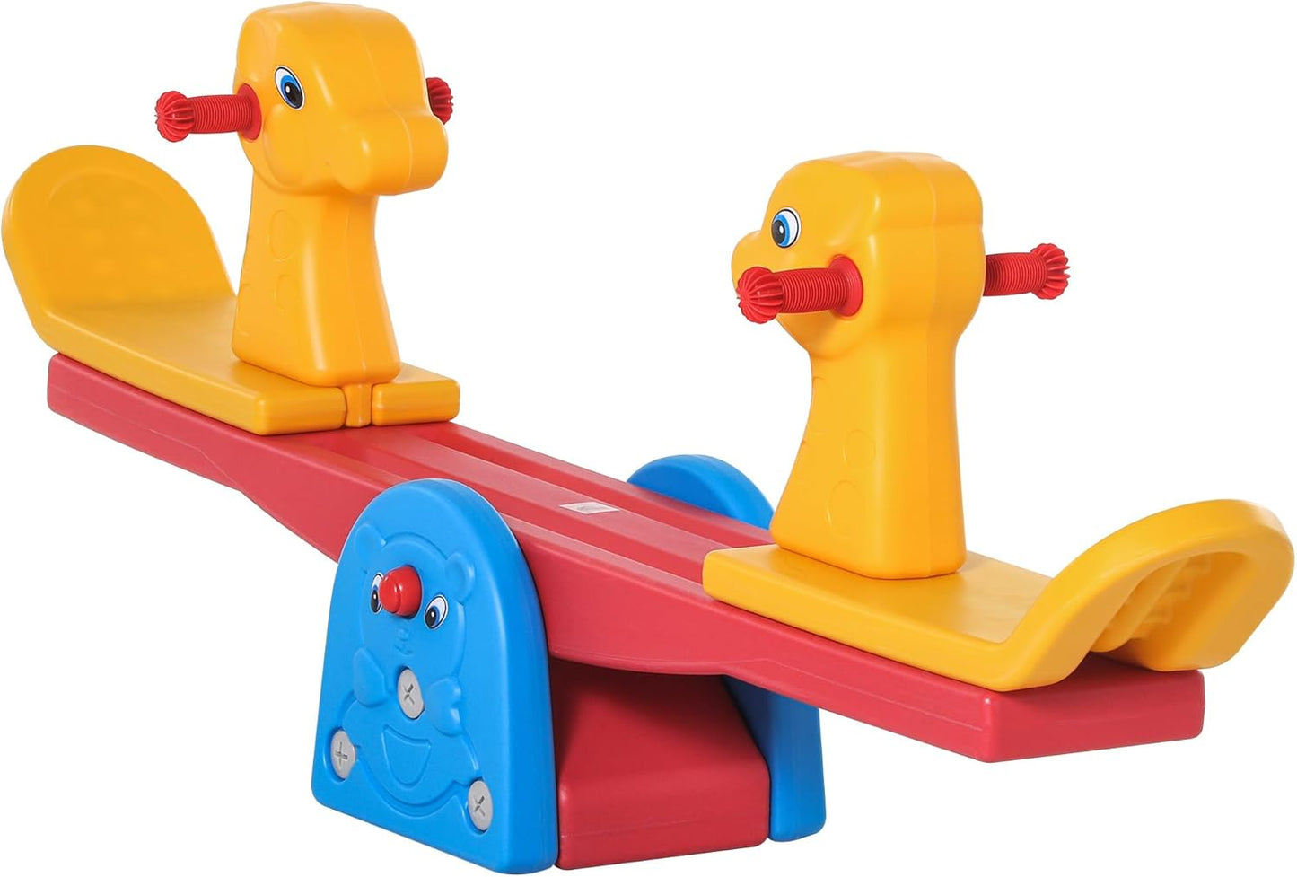 HOMCOM Kids Seesaw Safe Teeter Totter 2 Seats-Fiber-BZ-TM5