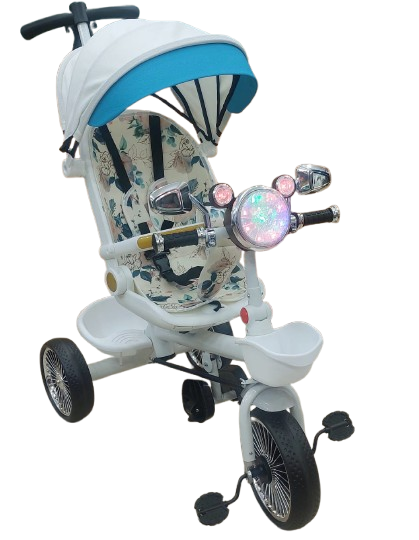 3-in-1 Baby Stroller TriCycle-Reclining Seat