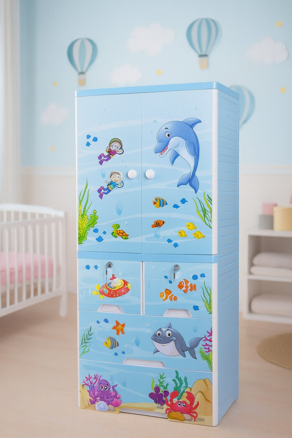 Ocean Theme 6 Layer Wardrobe