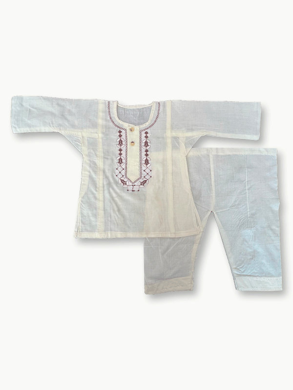 Hand Stichted Kurta Pajama (Newborn)