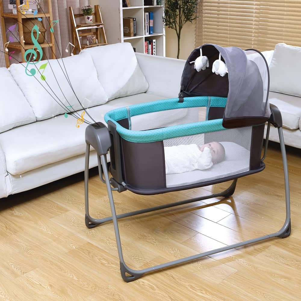 Mastela Baby Electric Bed Swing and Bassinet 4 in 1