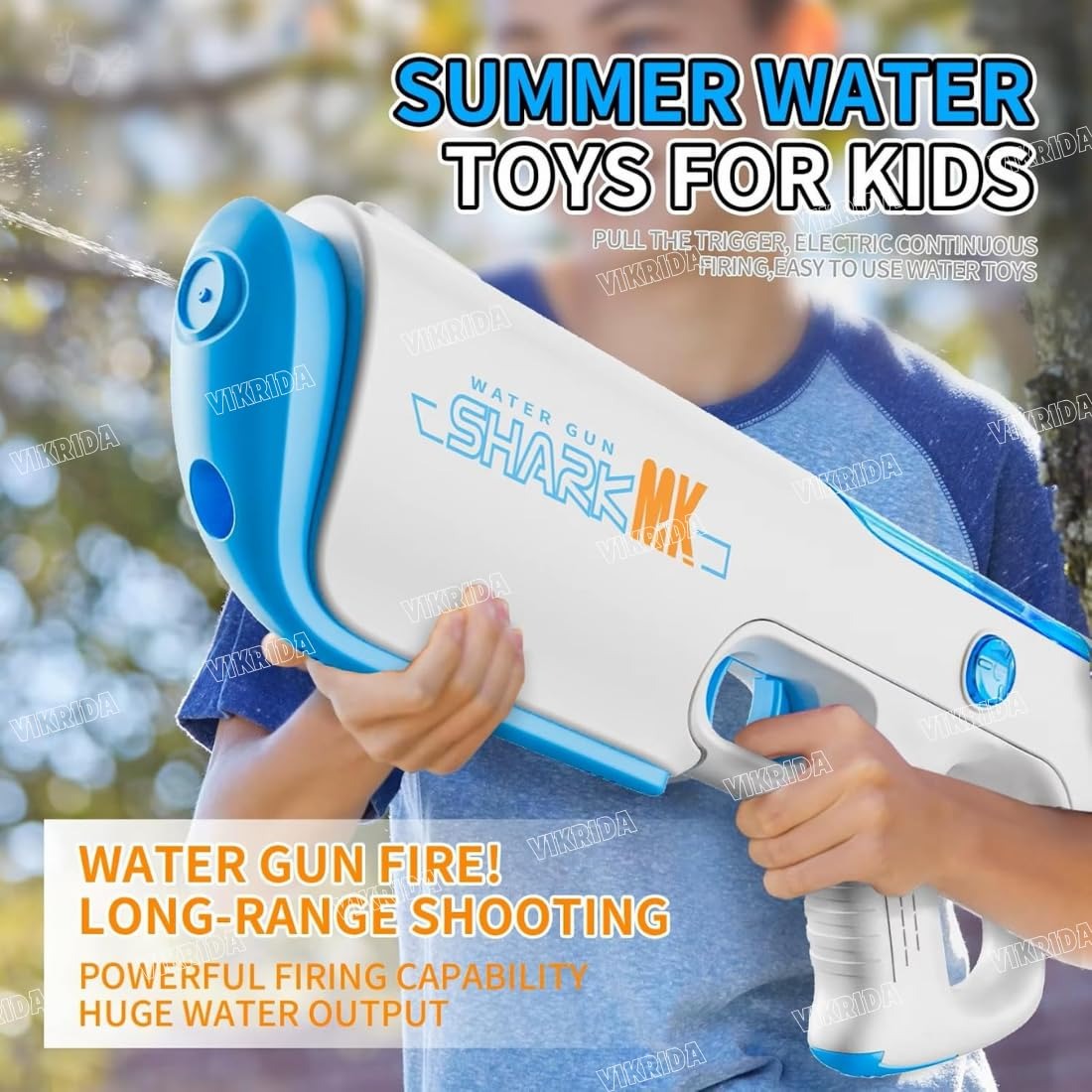 Water Gun W/Battery & USB Line-CY070