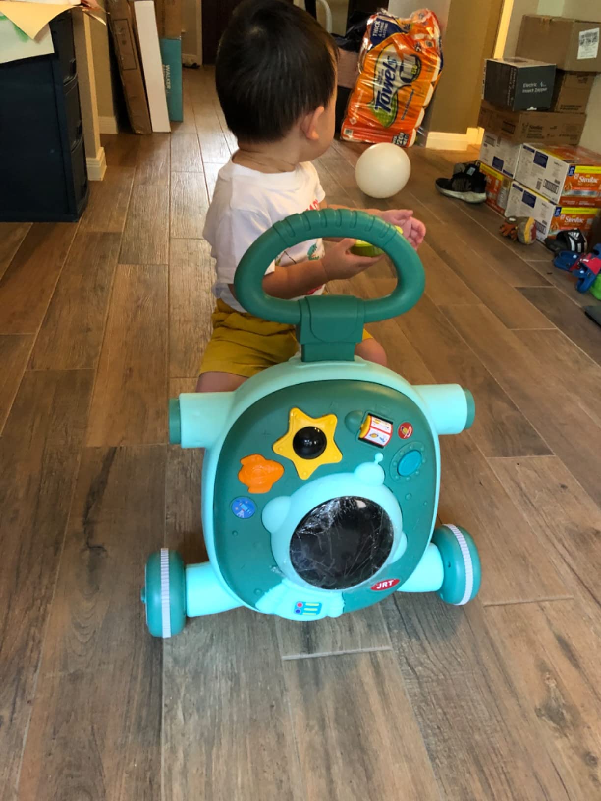 3 in 1 Sit-to-Stand Baby Walker