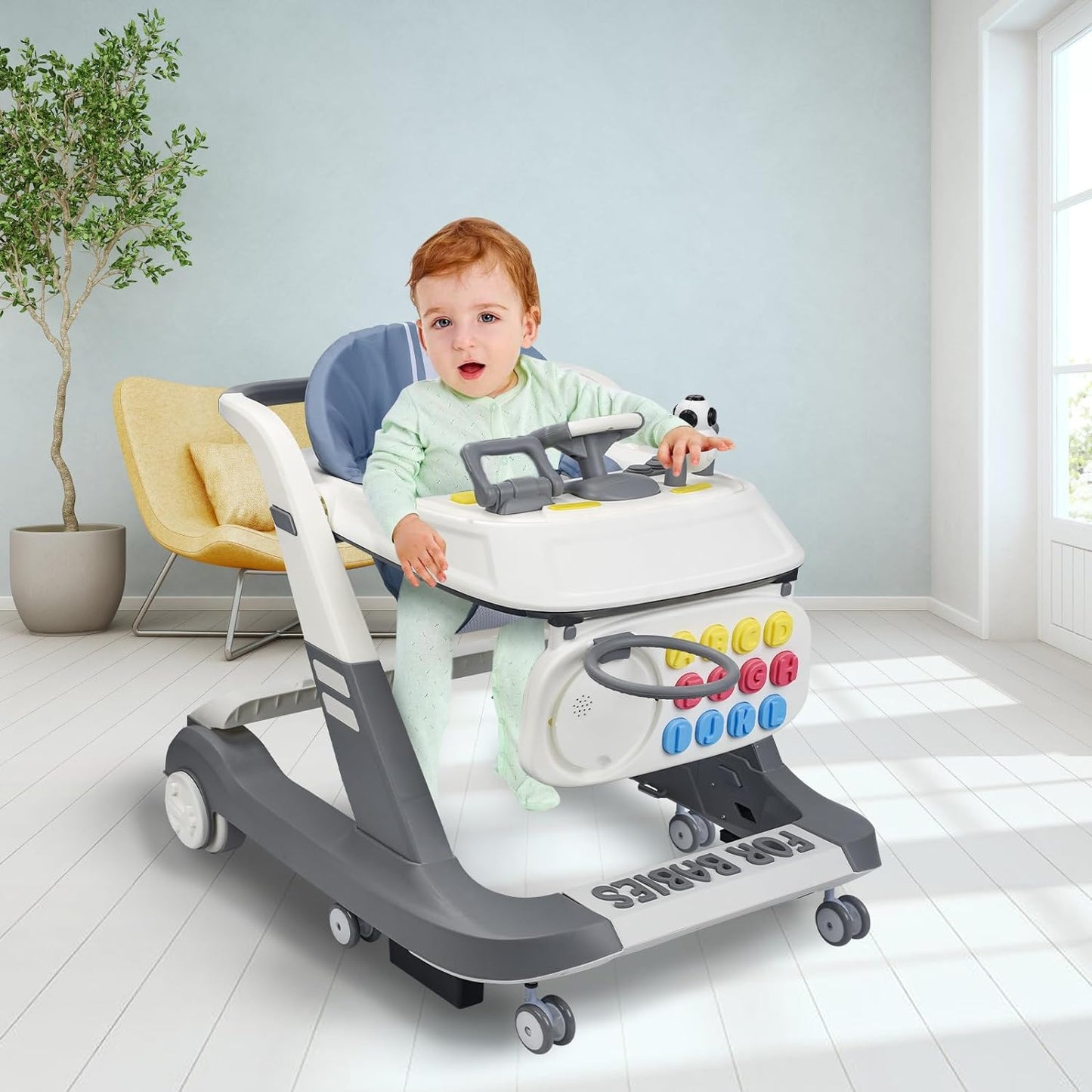 3 in 1 Folding Baby Walker