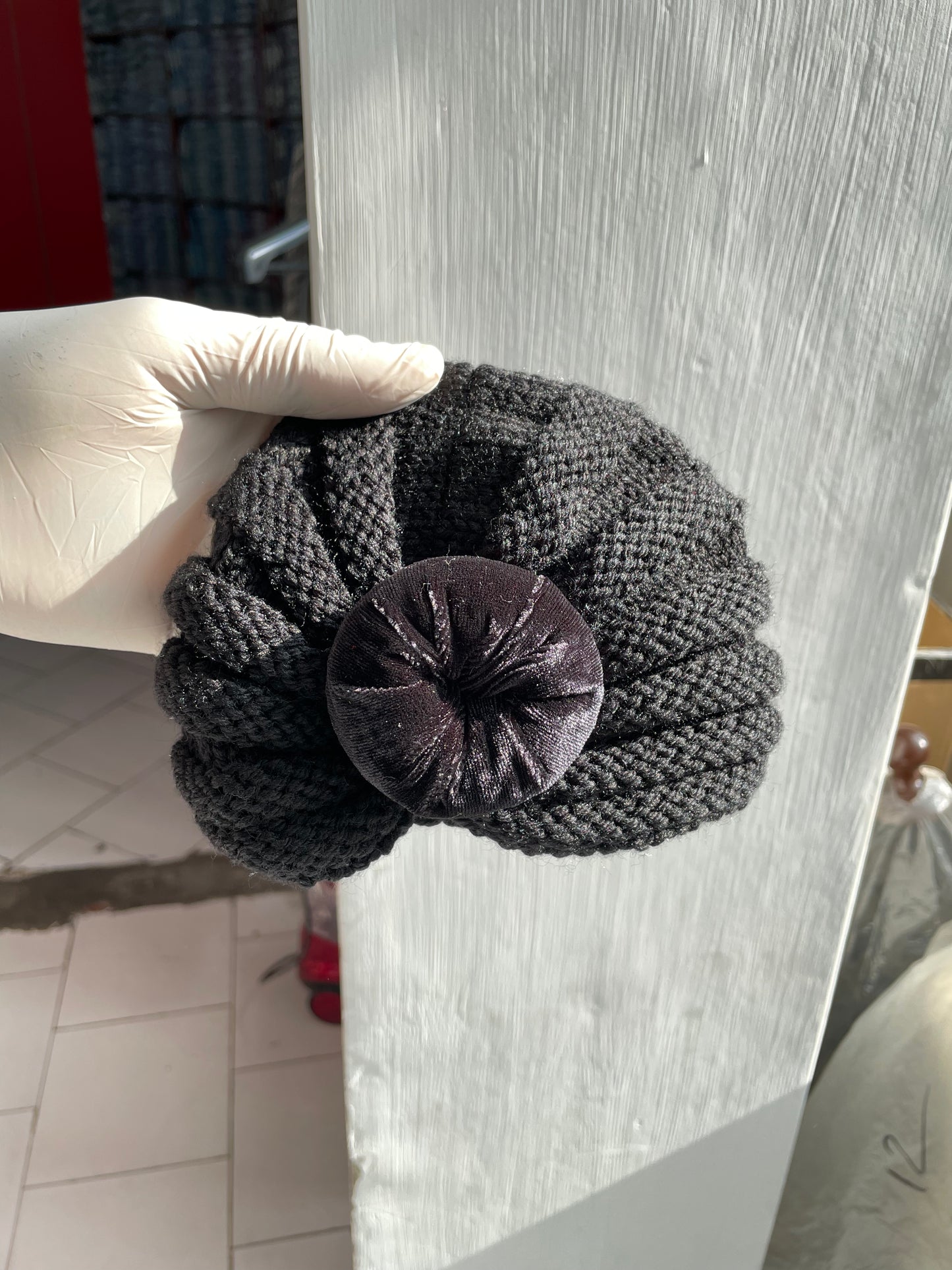 CP69-Woolen Turban Cap