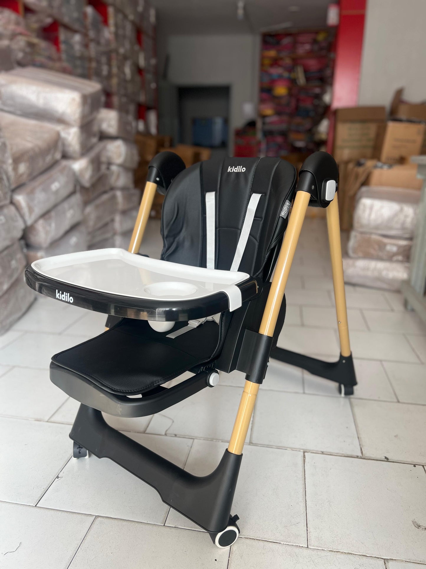 Kidilo Baby High Chair Foldable-AQ-DC01