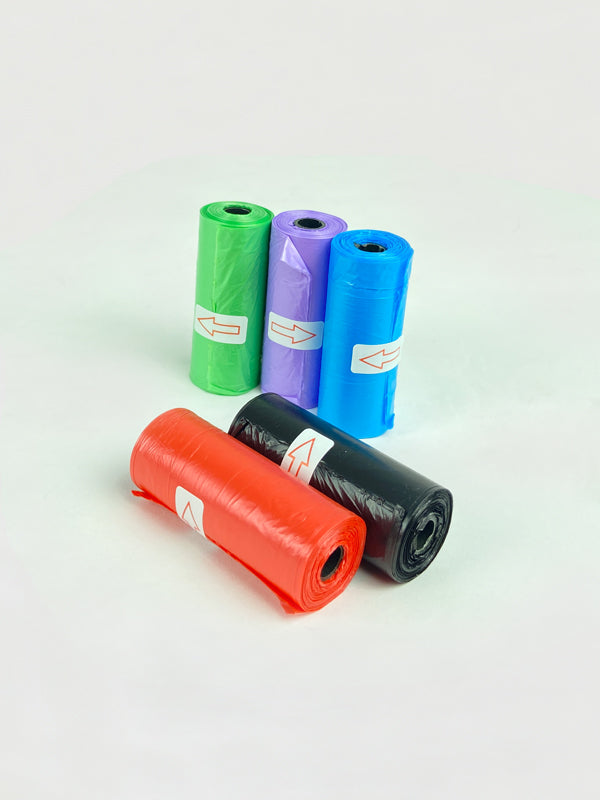 Pack of 5 Disposable Diaper Dispenser Bags Roll