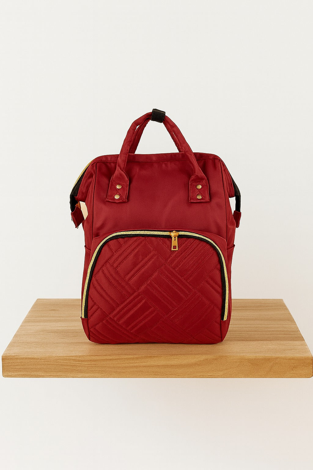 Mommy Shoulder Diaper Bag Red-DB123