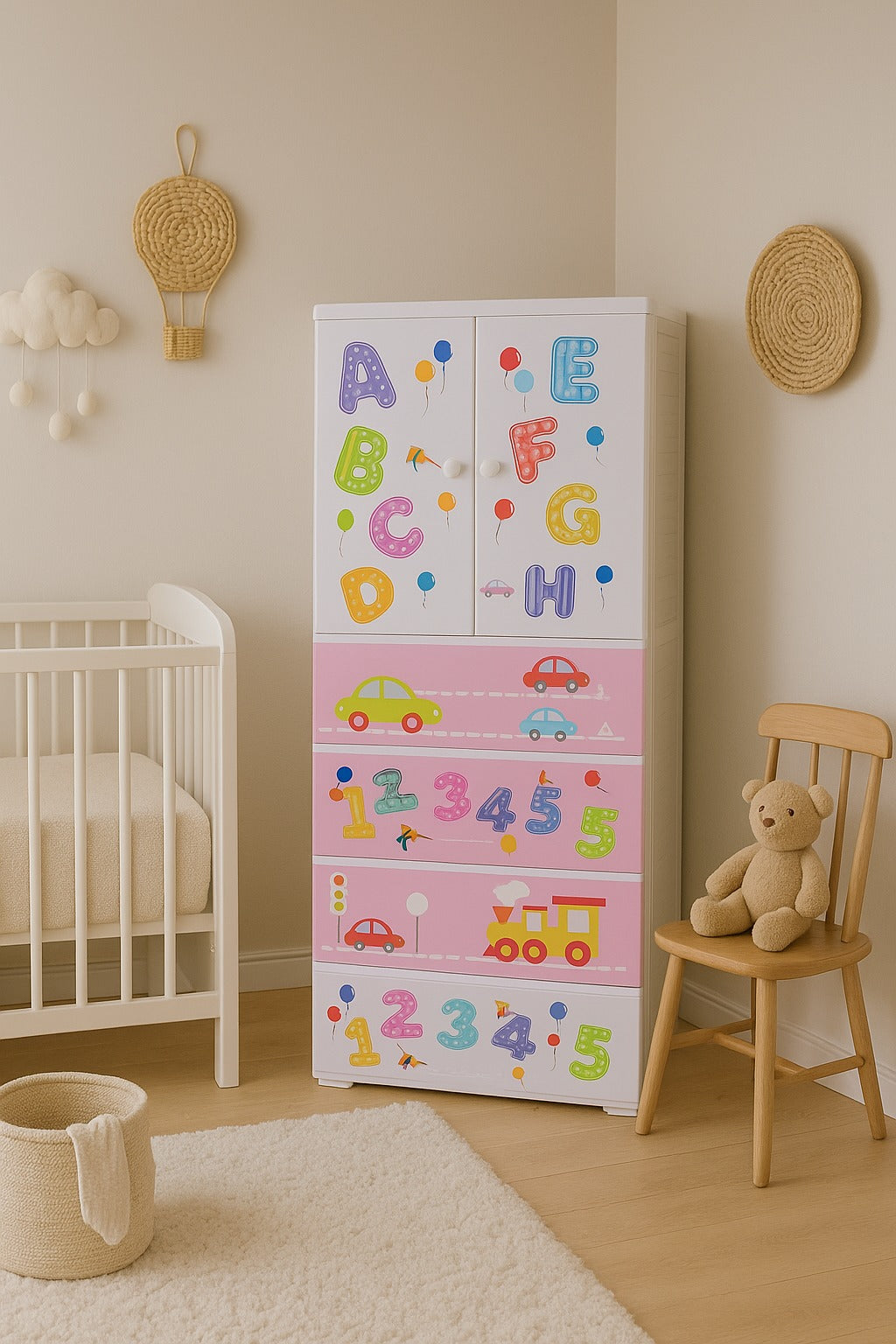 ABC Theme 7 Layer Wardrobe