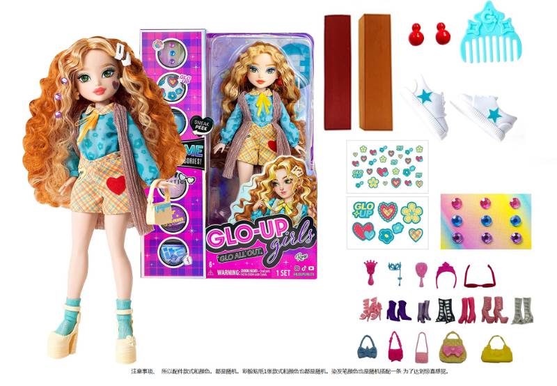 10" Doll & Accessories set (HARD BODY) - JFB1114