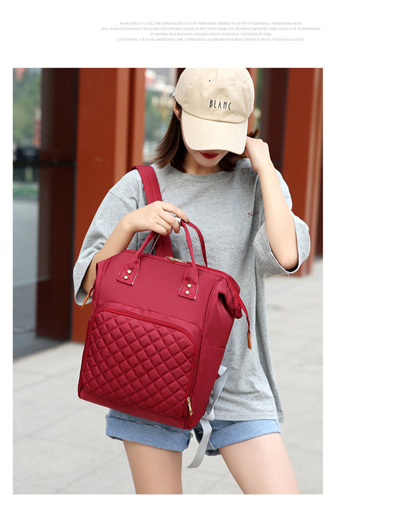 Mommy Shoulder Diaper Bag Red-DB123