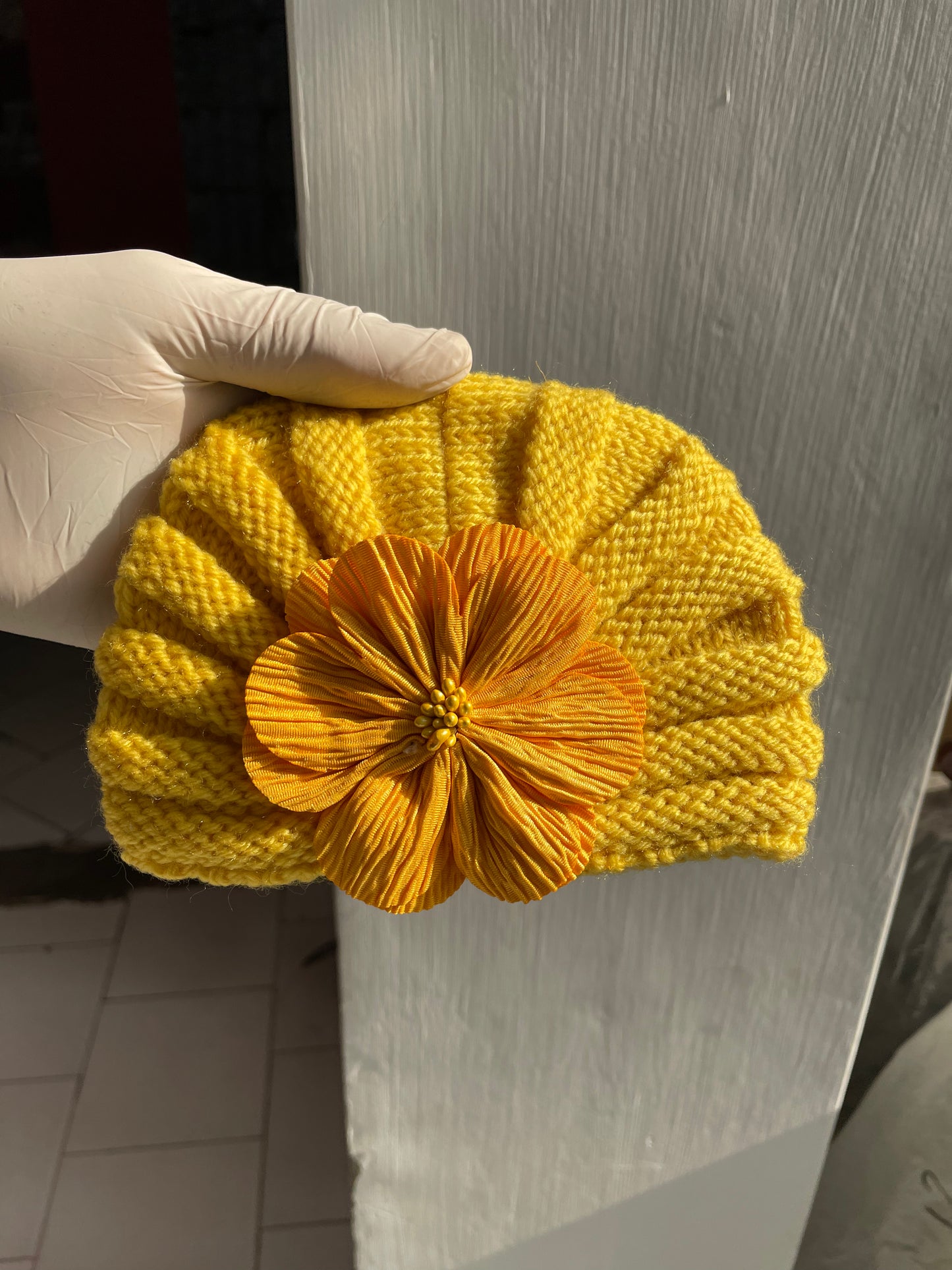 CP69-Woolen Turban Cap