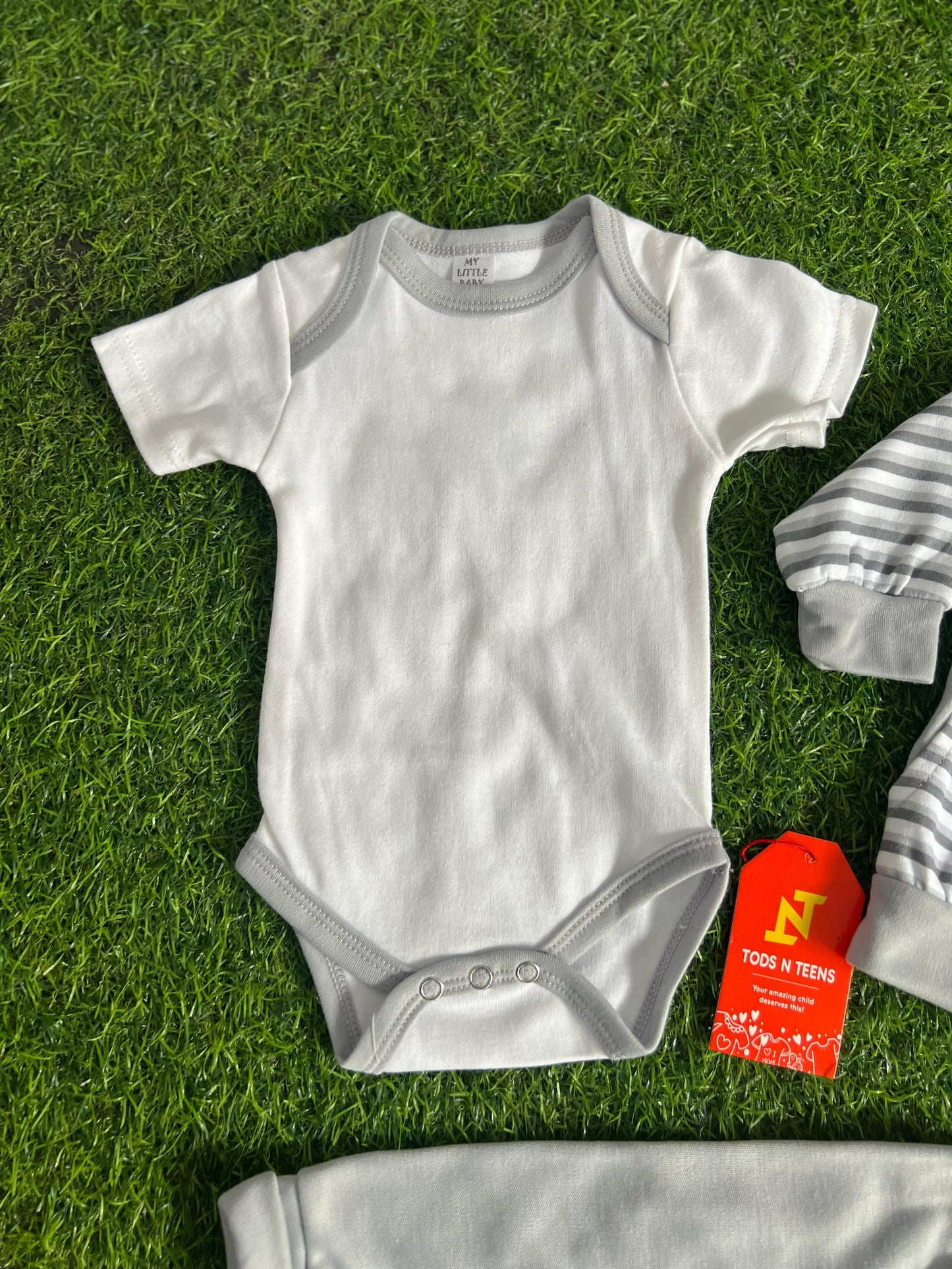 Teddy 3 Piece Dress Tropical 0-9M