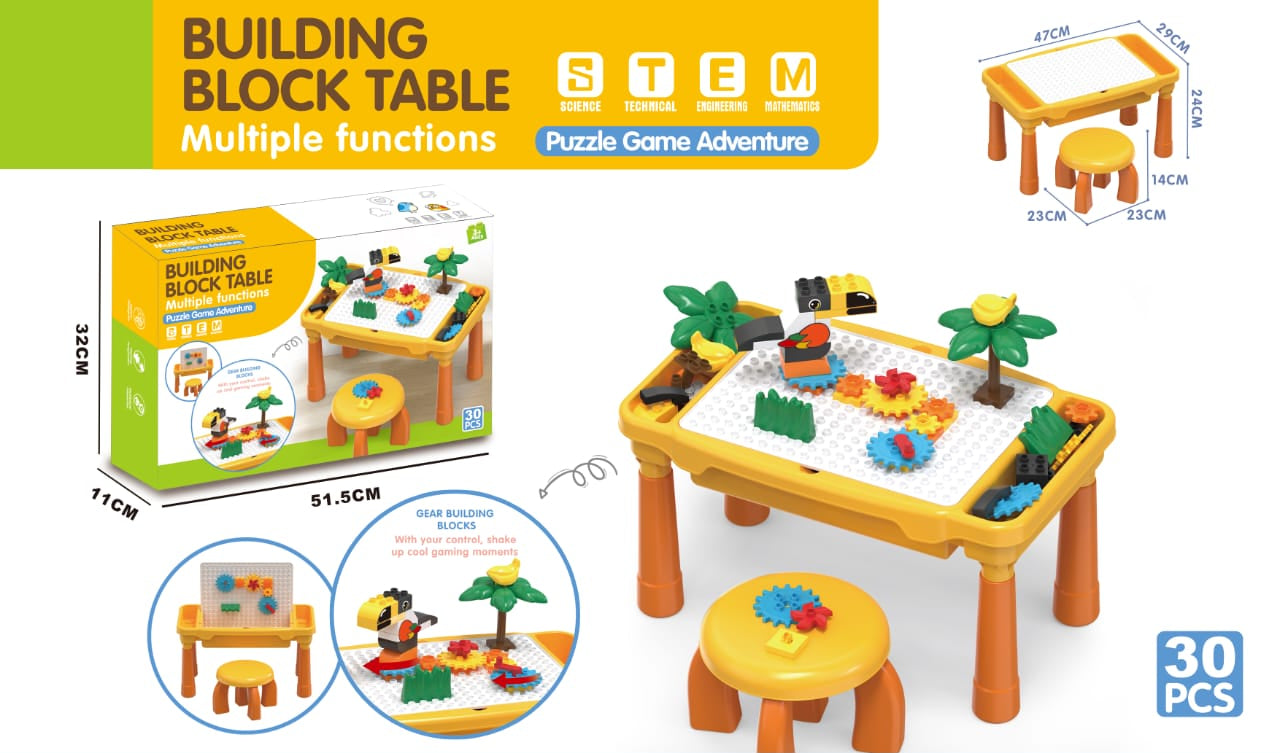 Building Blocks Table Multifunctional Puzzle Adventure Game - FF-LC-014