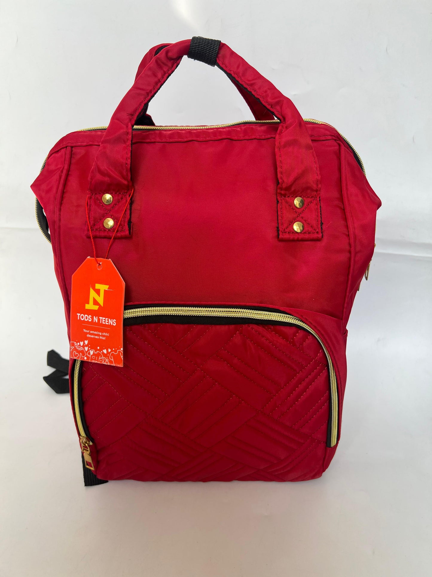 Mommy Shoulder Diaper Bag Red-DB123