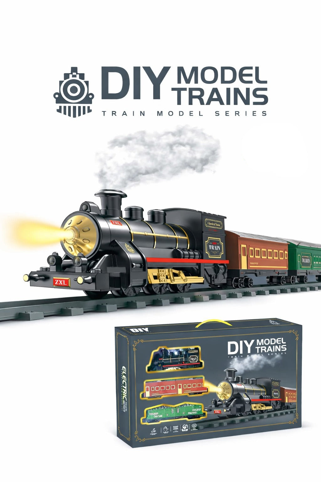 DIY Smoke Model Train - XZ012