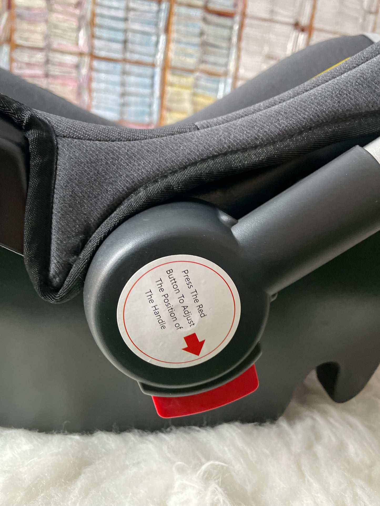Dark Grey Carry Cot C002