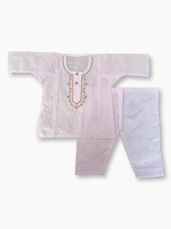 Hand Stichted Kurta Pajama (Newborn)